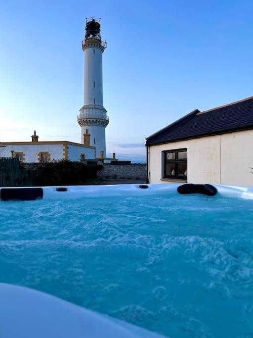 Lighthouse Cottage With Hottub Aberdeen Exterior foto